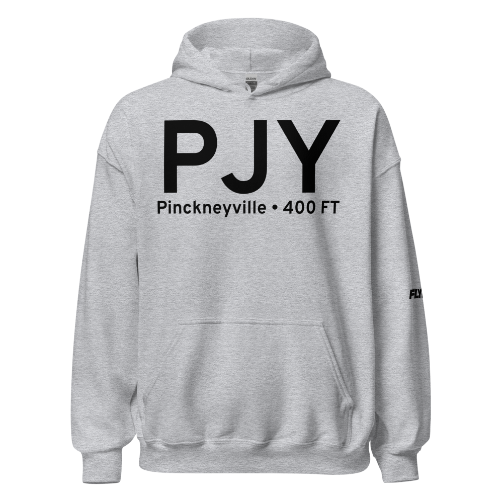 Pinckneyville (KPJY) Airport Hoodie Sweatshirt 