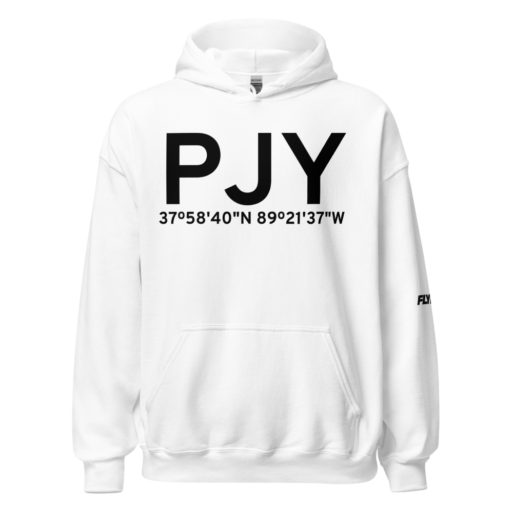 Pinckneyville (KPJY) Airport Hoodie Sweatshirt 