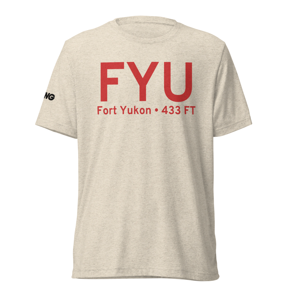 Fort Yukon (PFYU) Airport Tri-blend T-Shirt 