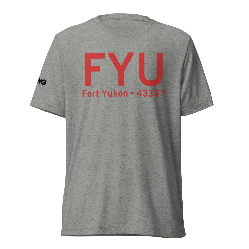 Fort Yukon (PFYU) Airport Tri-blend T-Shirt 
