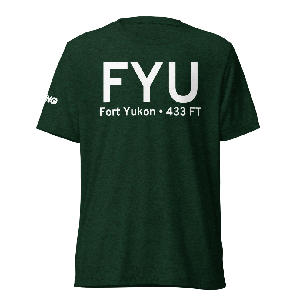 Fort Yukon (PFYU) Airport Tri-blend T-Shirt 