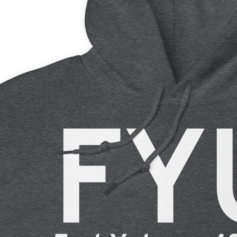 Fort Yukon (PFYU) Airport Hoodie Sweatshirt 