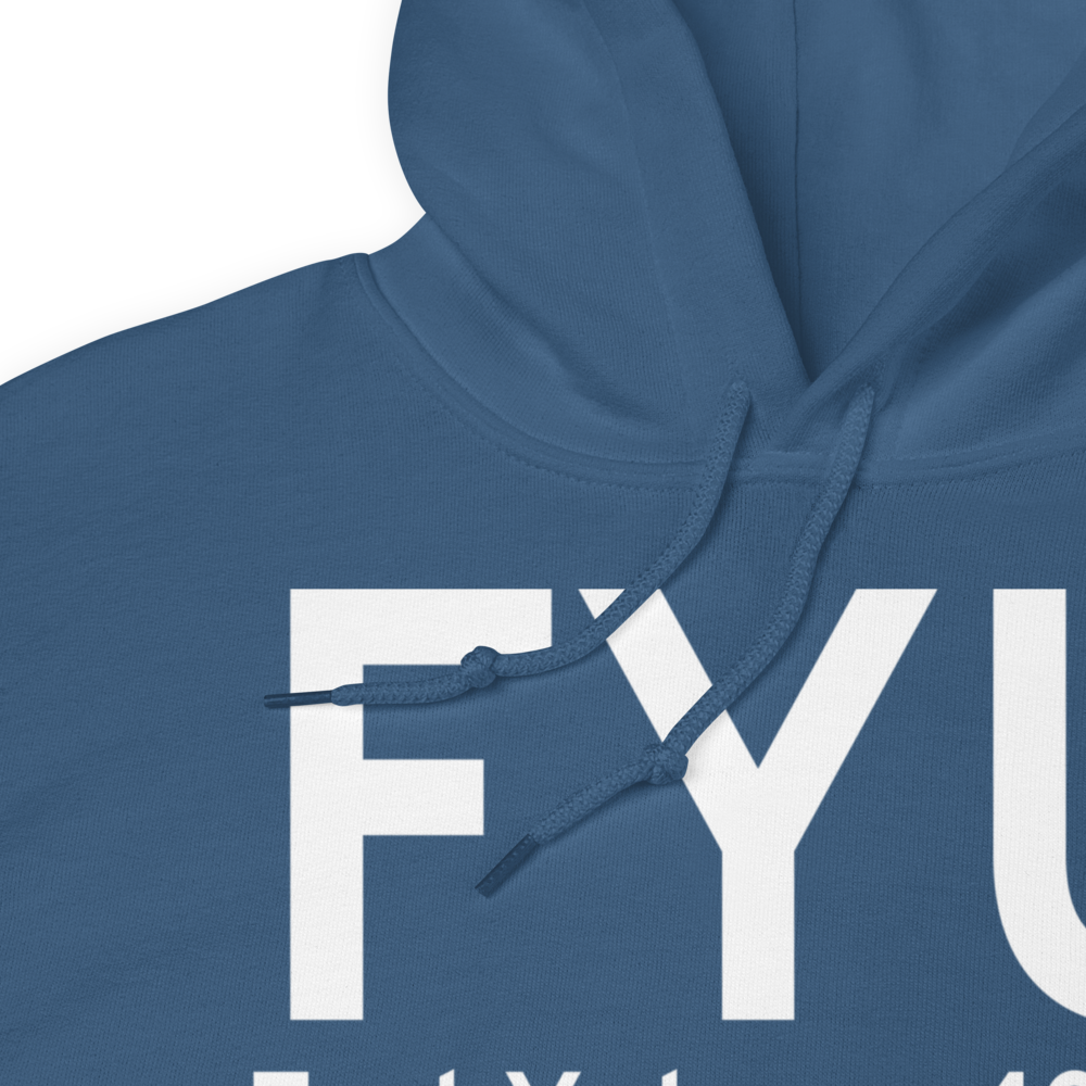 Fort Yukon (PFYU) Airport Hoodie Sweatshirt 