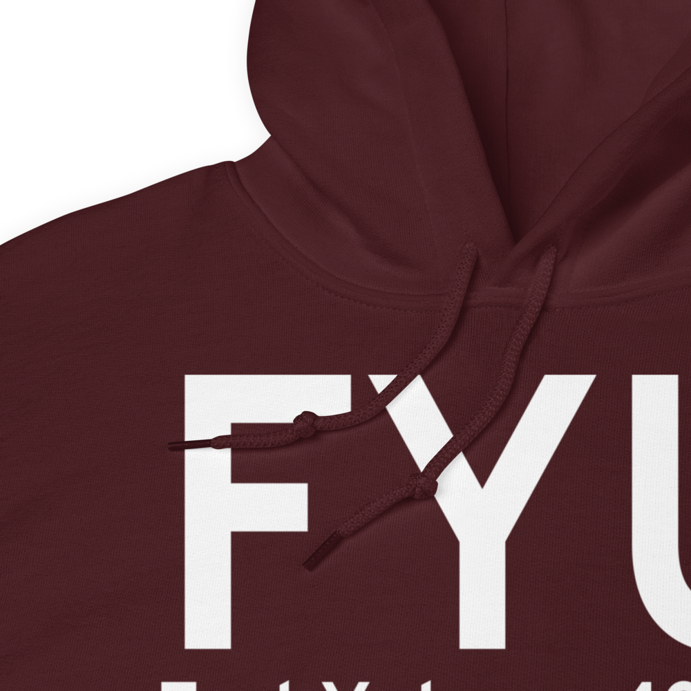 Fort Yukon (PFYU) Airport Hoodie Sweatshirt 