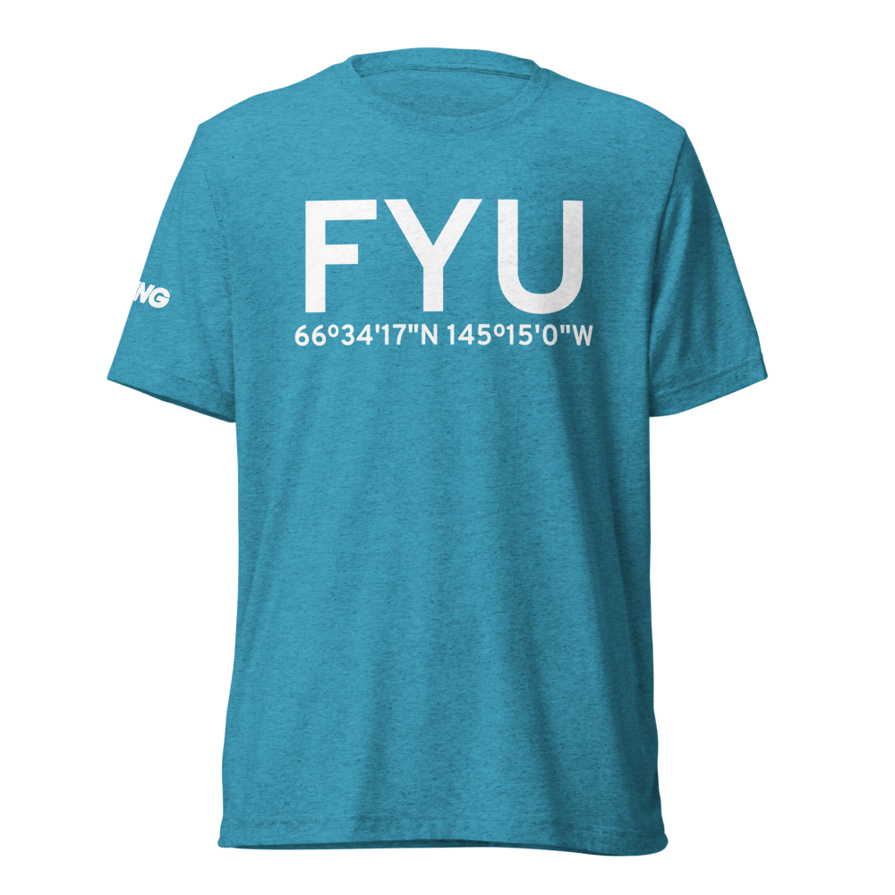 Fort Yukon (PFYU) Airport Tri-blend T-Shirt 