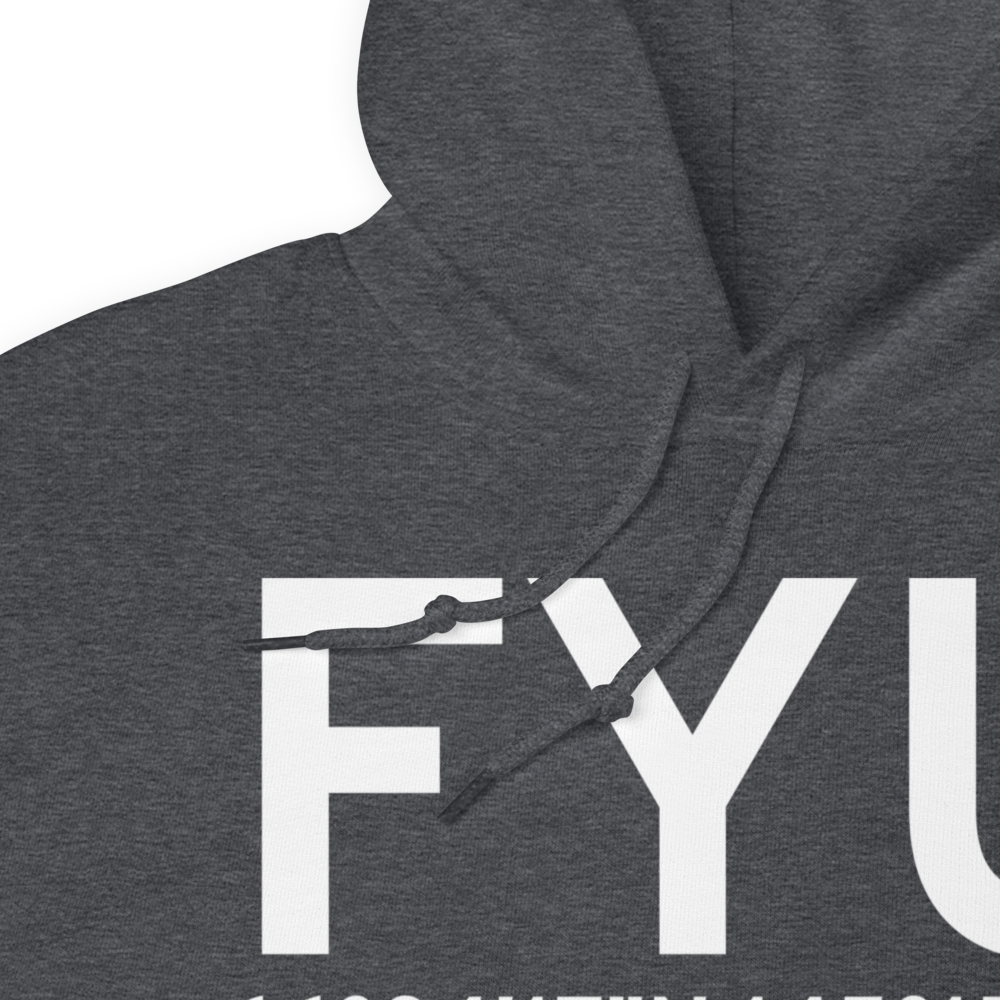 Fort Yukon (PFYU) Airport Hoodie Sweatshirt 