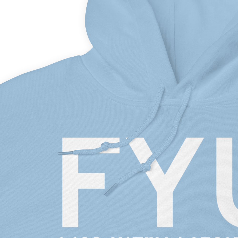 Fort Yukon (PFYU) Airport Hoodie Sweatshirt 