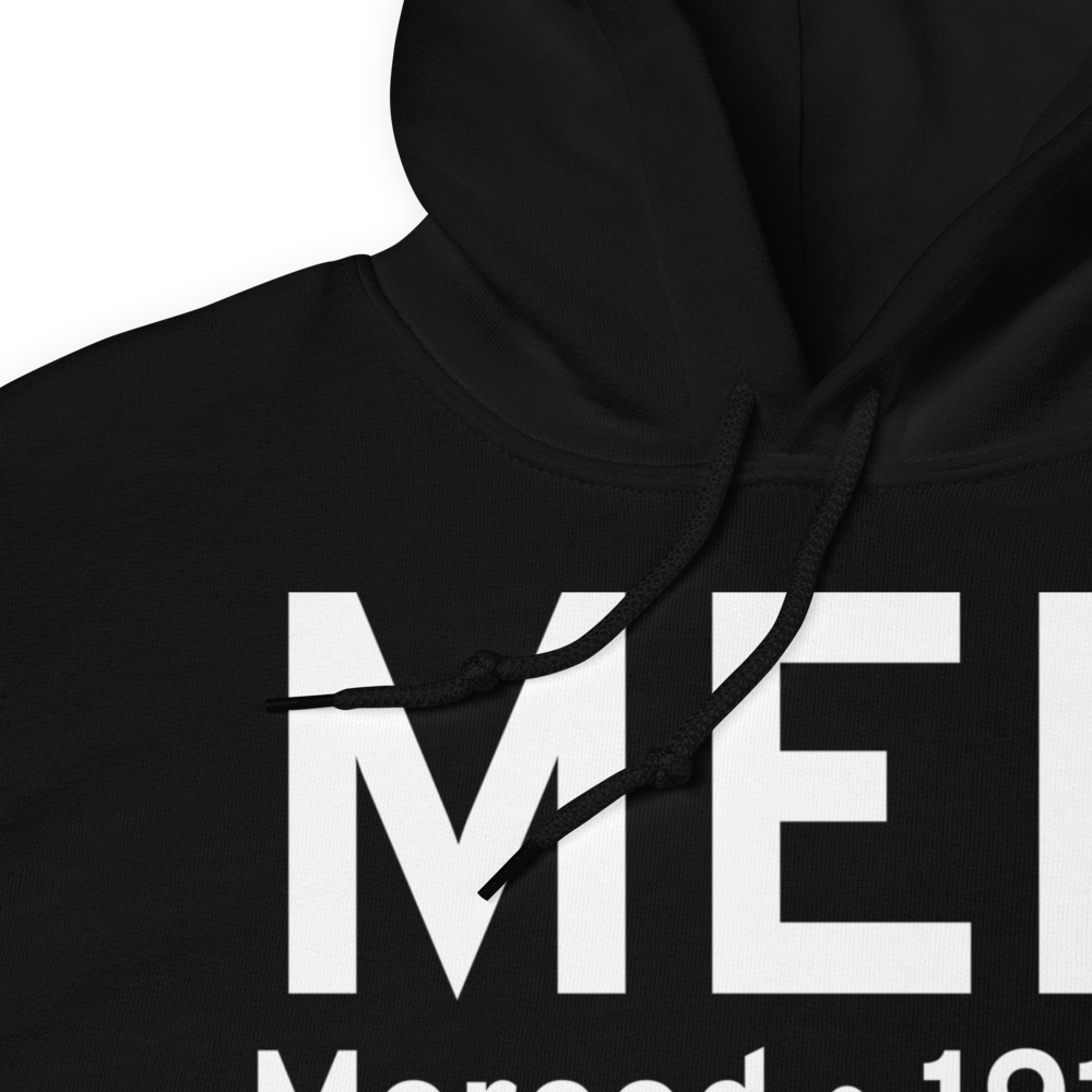 Merced (KMER) Airport Hoodie Sweatshirt 