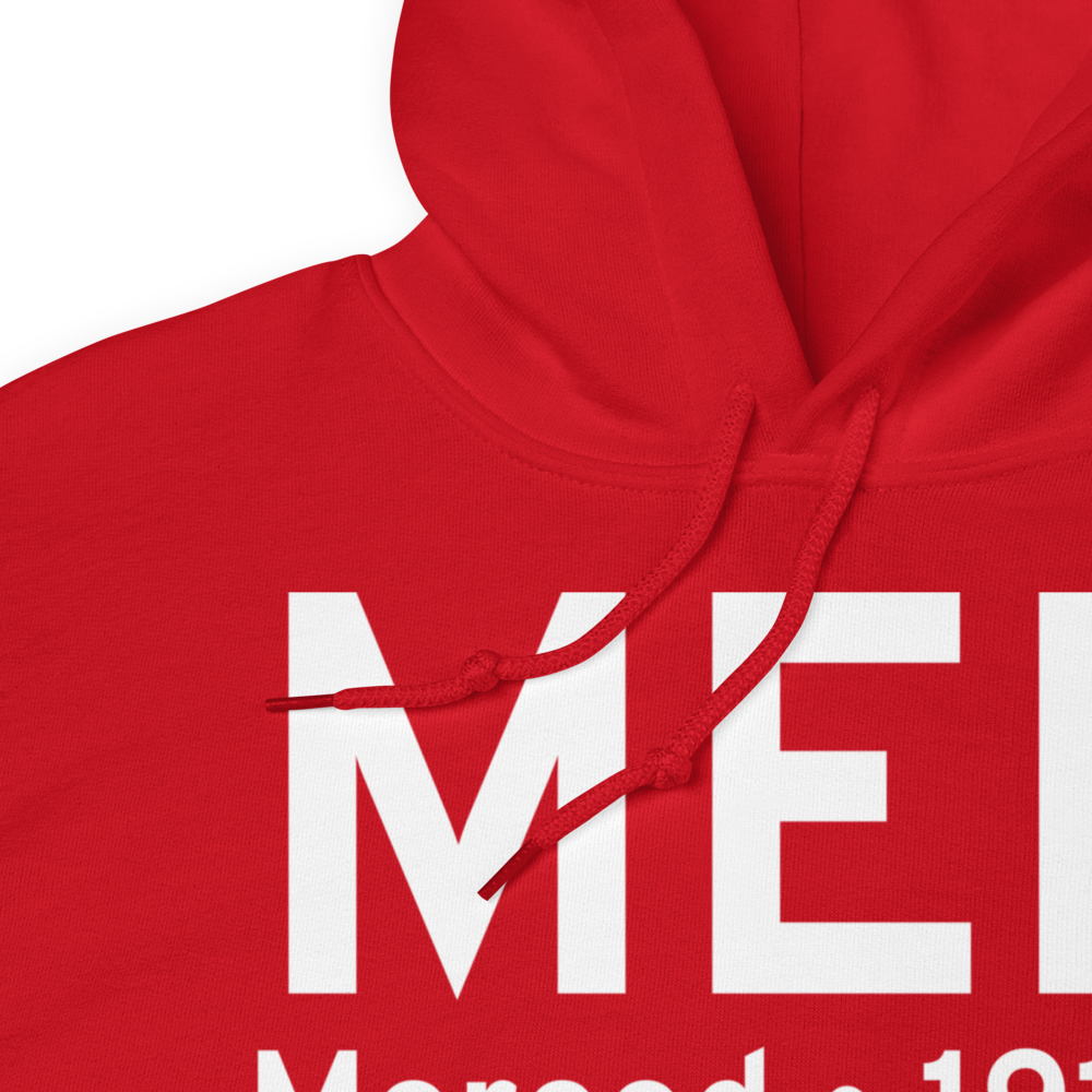 Merced (KMER) Airport Hoodie Sweatshirt 