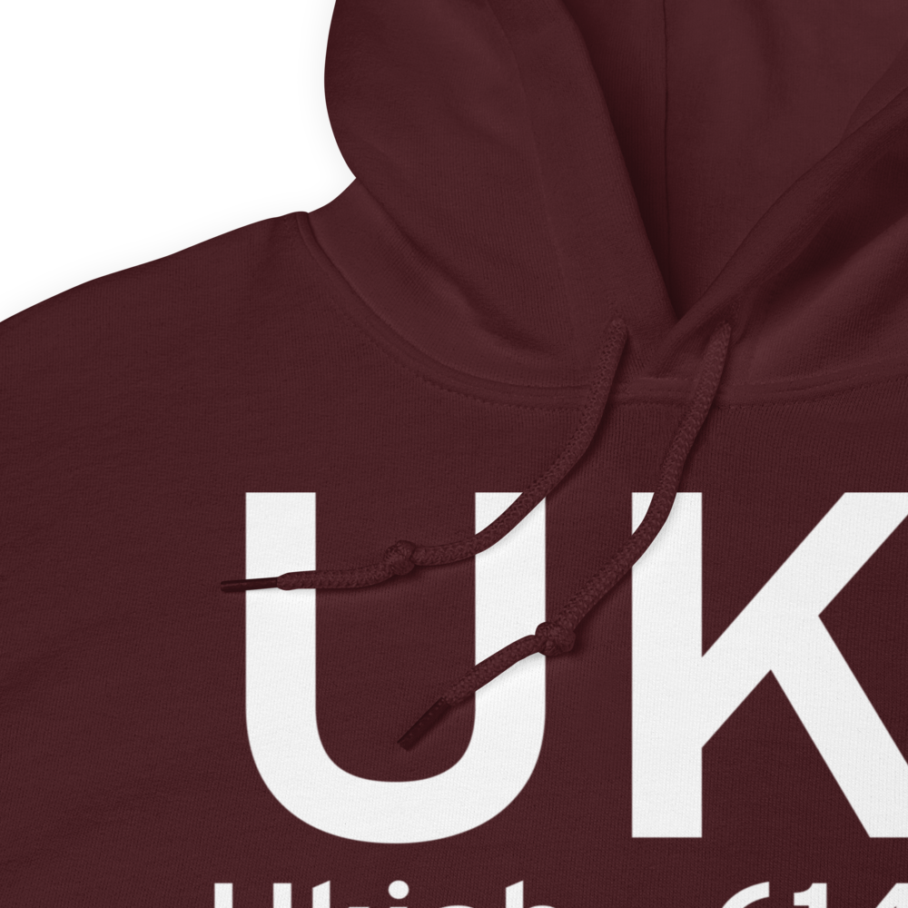 Ukiah (KUKI) Airport Hoodie Sweatshirt 