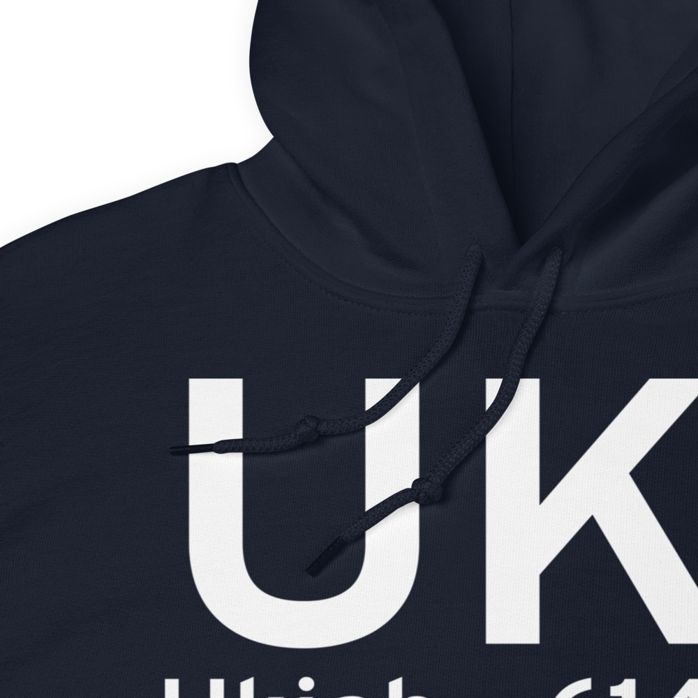 Ukiah (KUKI) Airport Hoodie Sweatshirt 