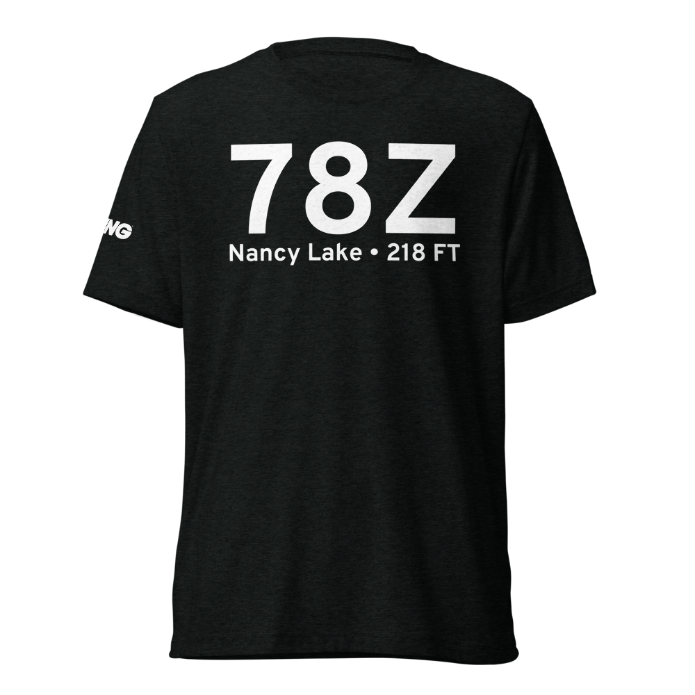 Nancy Lake (78Z) Airport Tri-blend T-Shirt 