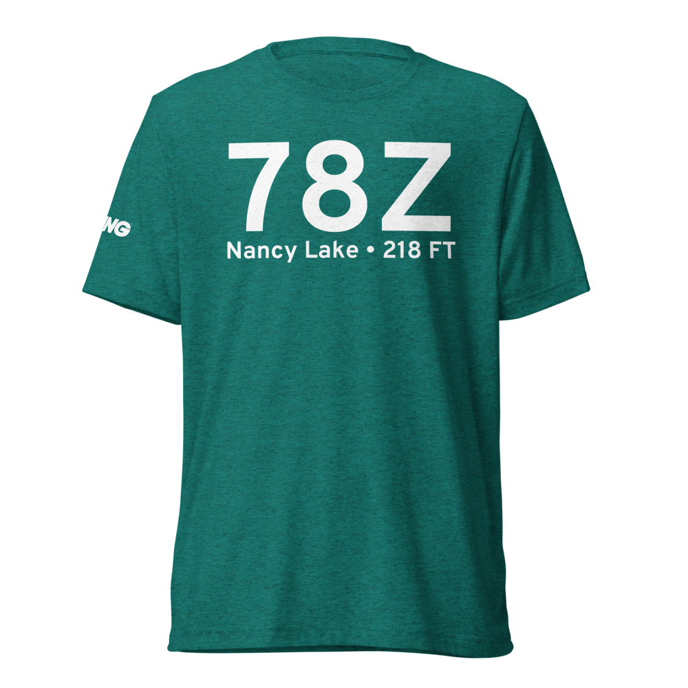 Nancy Lake (78Z) Airport Tri-blend T-Shirt 