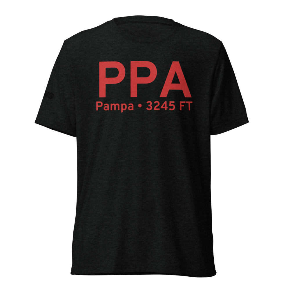Pampa (KPPA) Airport Tri-blend T-Shirt 