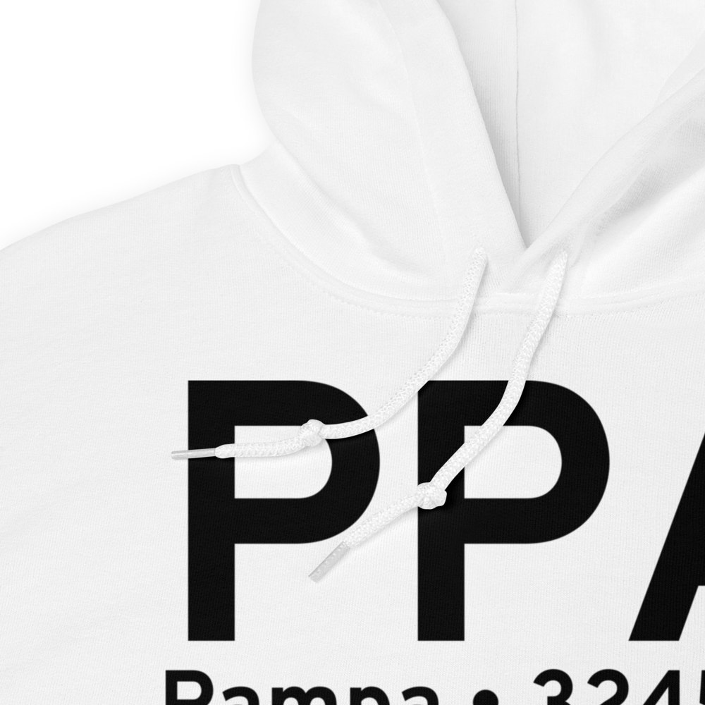 Pampa (KPPA) Airport Hoodie Sweatshirt 