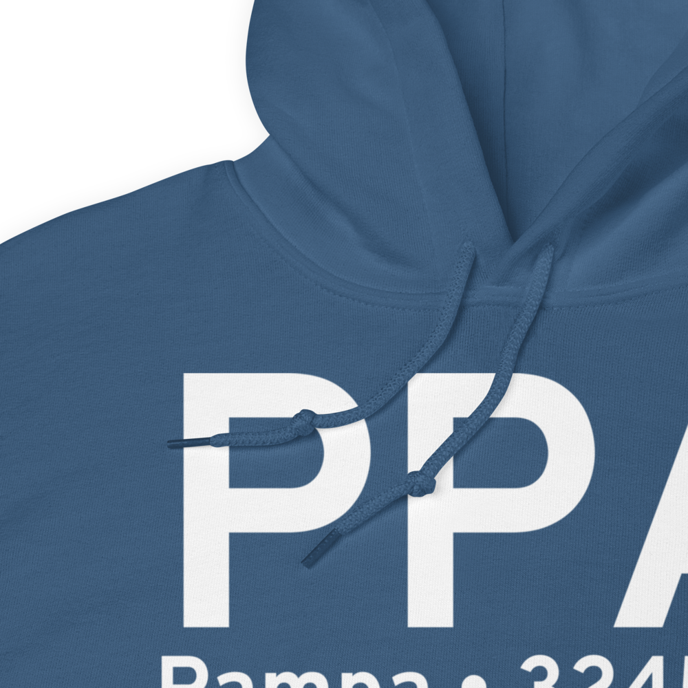 Pampa (KPPA) Airport Hoodie Sweatshirt 