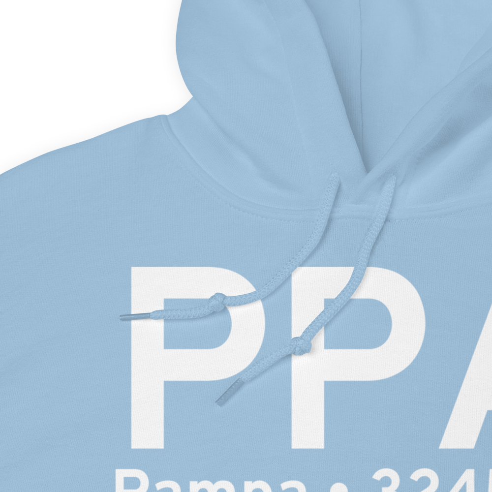 Pampa (KPPA) Airport Hoodie Sweatshirt 