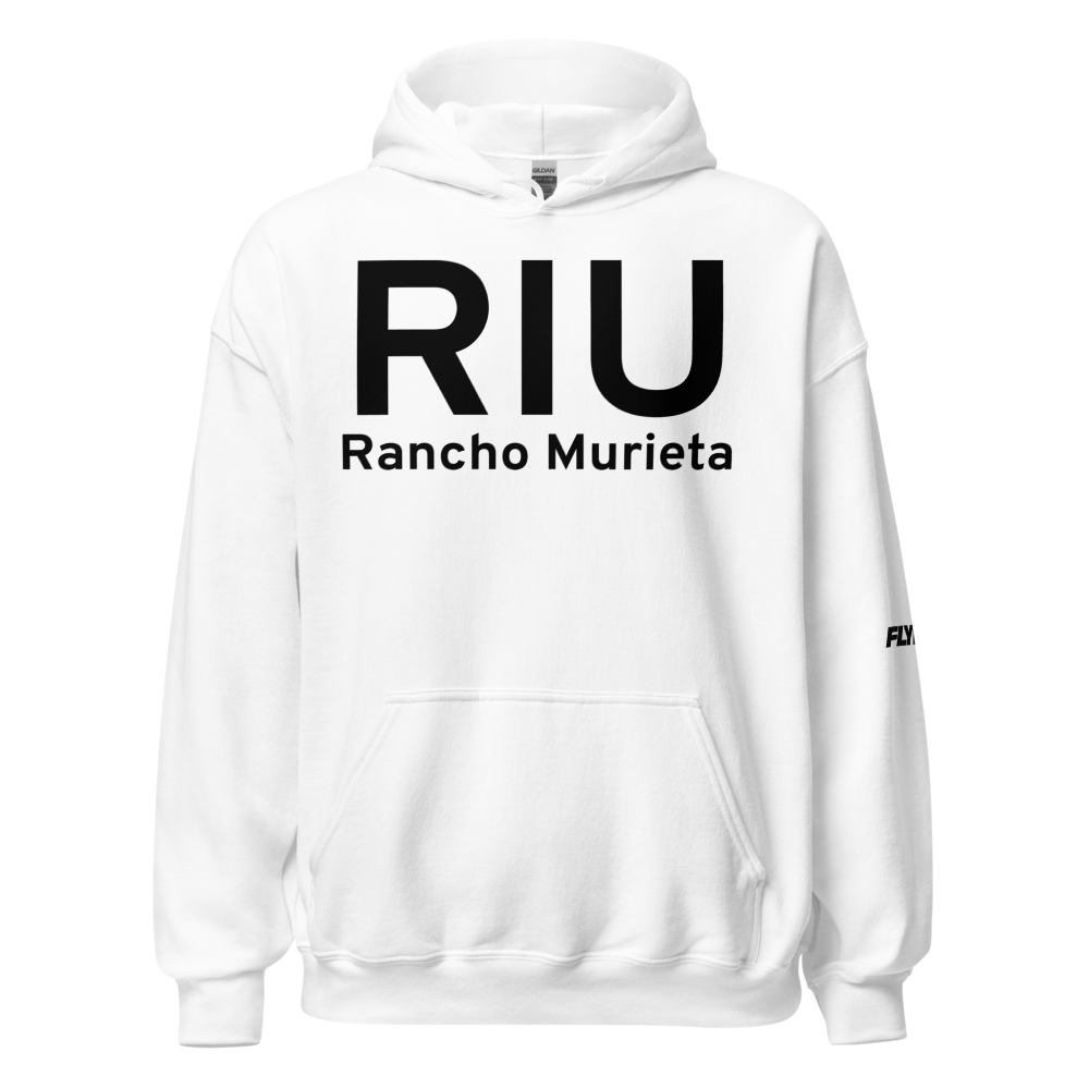 Rancho Murieta (KRIU) Airport Hoodie Sweatshirt 