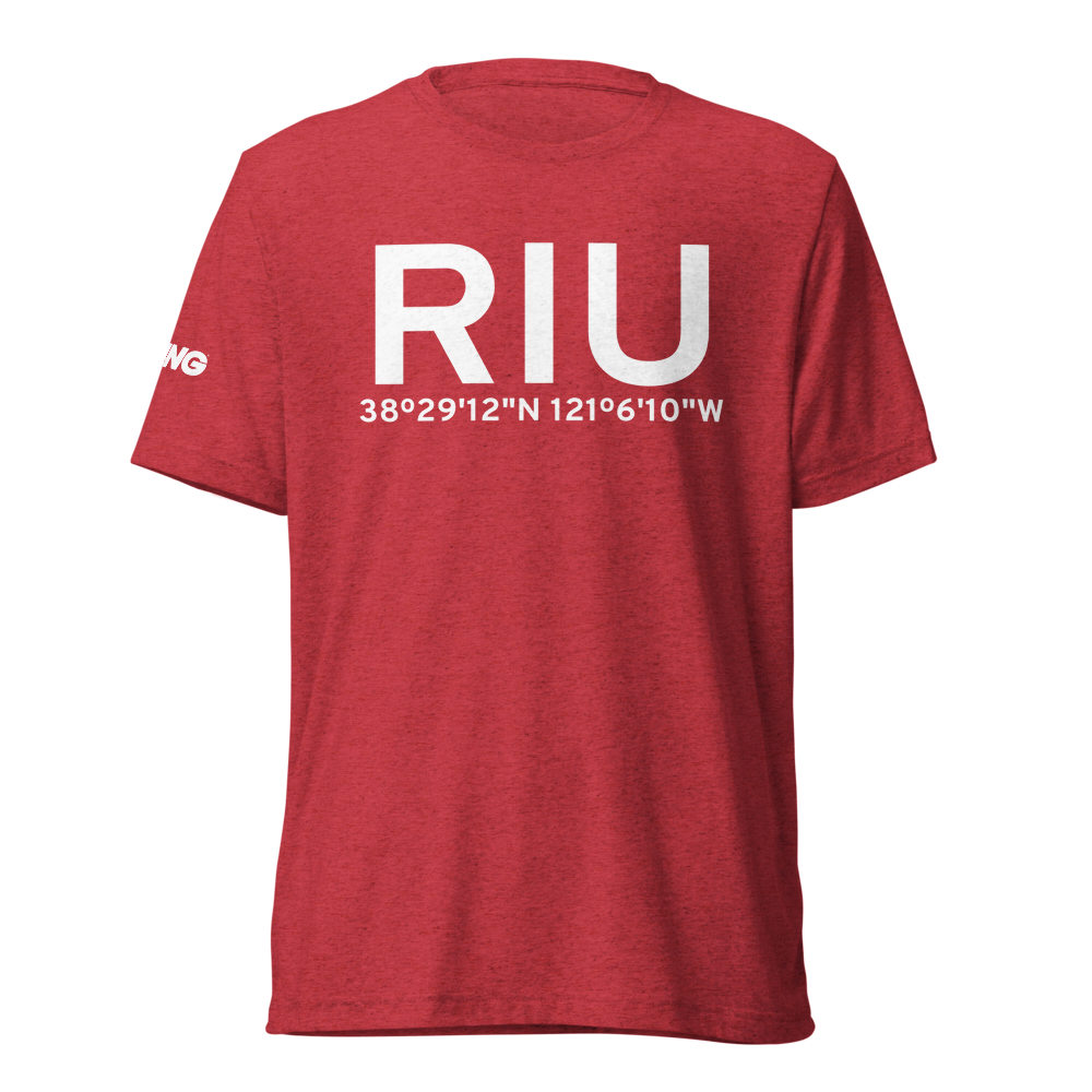 Rancho Murieta (KRIU) Airport Tri-blend T-Shirt 