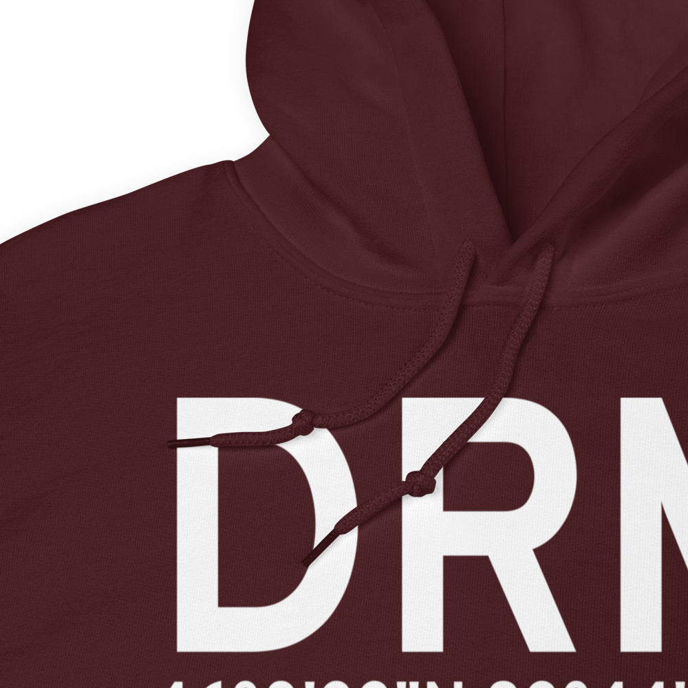 Drummond Island (KDRM) Airport Hoodie Sweatshirt 