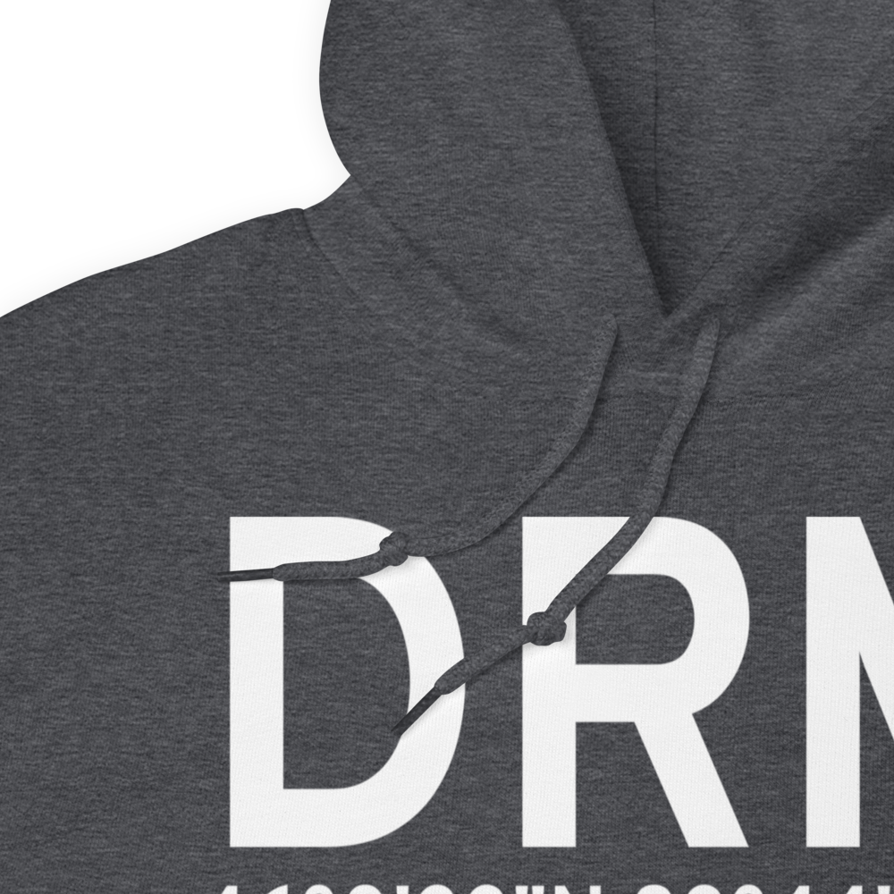Drummond Island (KDRM) Airport Hoodie Sweatshirt 
