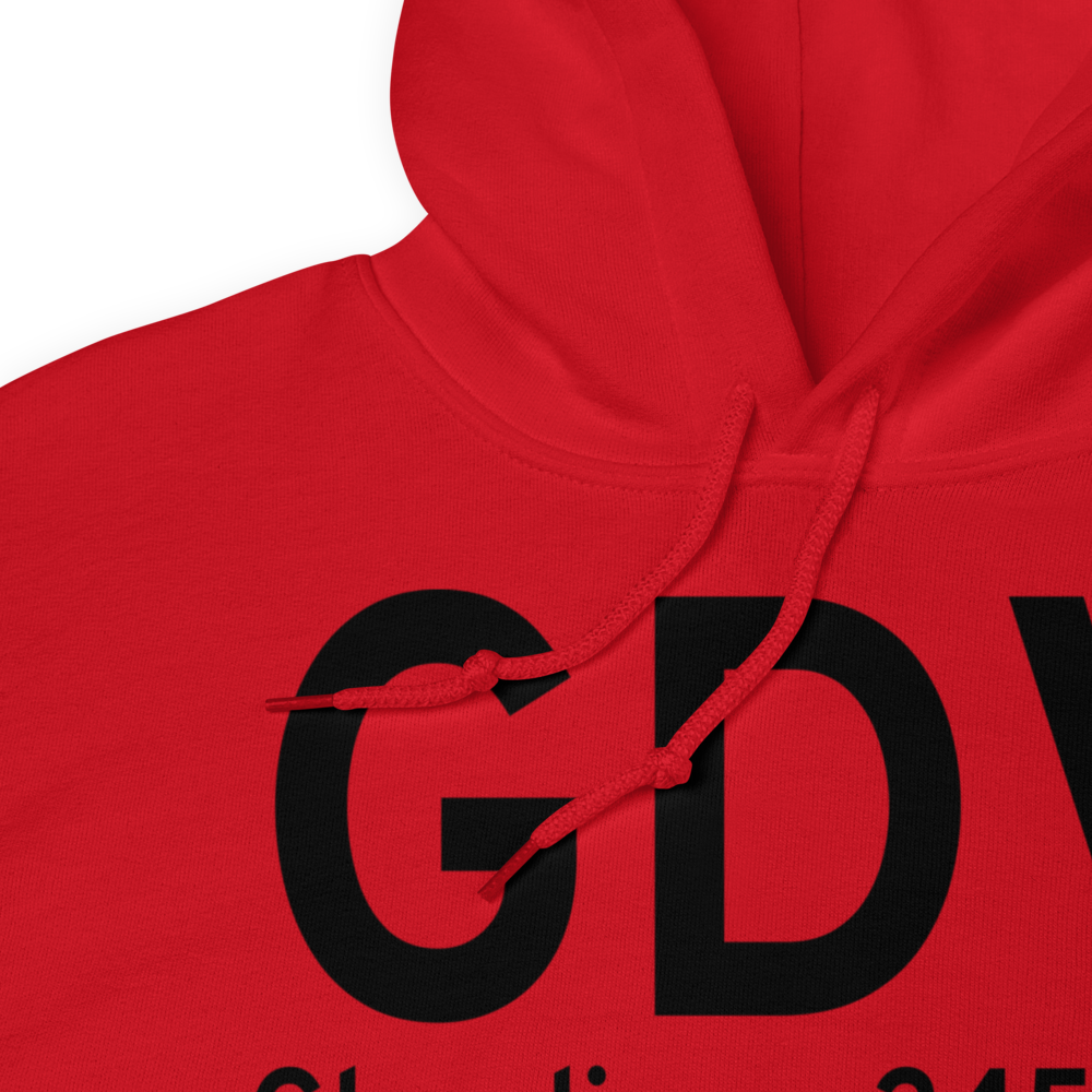 Glendive (KGDV) Airport Hoodie Sweatshirt 