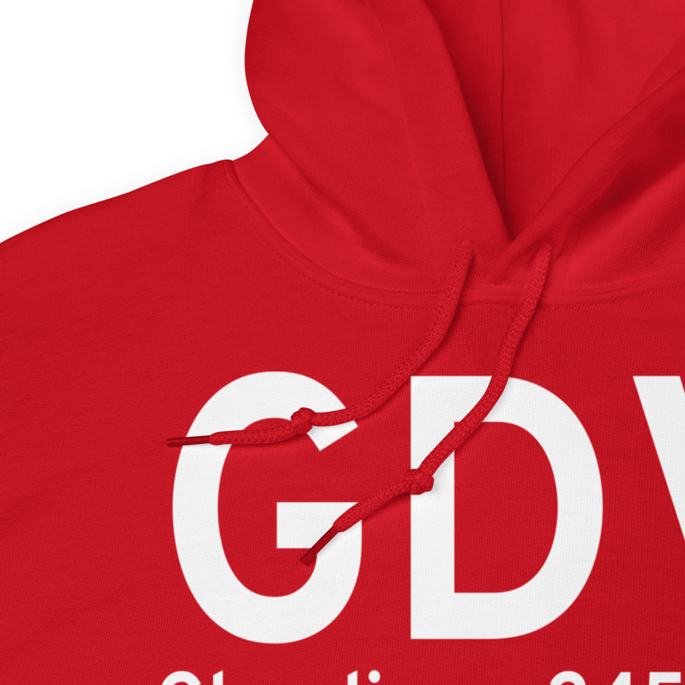 Glendive (KGDV) Airport Hoodie Sweatshirt 