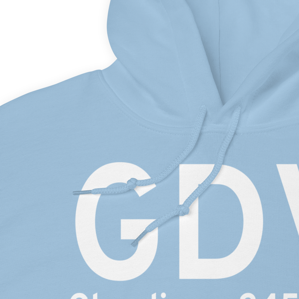 Glendive (KGDV) Airport Hoodie Sweatshirt 