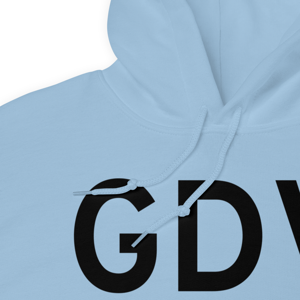 Glendive (KGDV) Airport Hoodie Sweatshirt 
