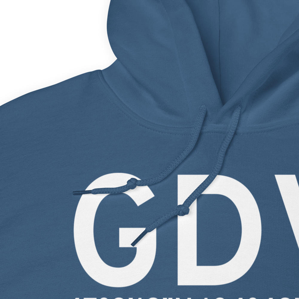 Glendive (KGDV) Airport Hoodie Sweatshirt 