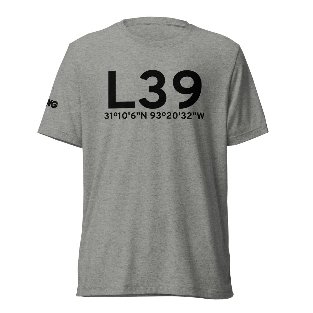 Leesville (KL39) Airport Tri-blend T-Shirt 