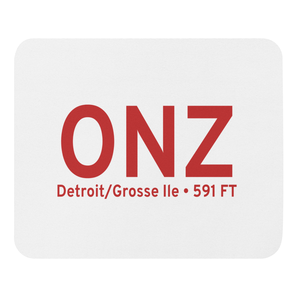Detroit/Grosse Ile (KONZ) Airport  Mouse Pad 