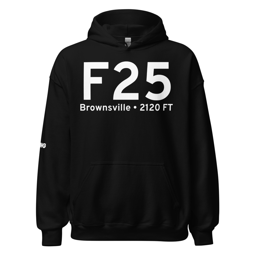Brownsville (F25) Airport Hoodie Sweatshirt 