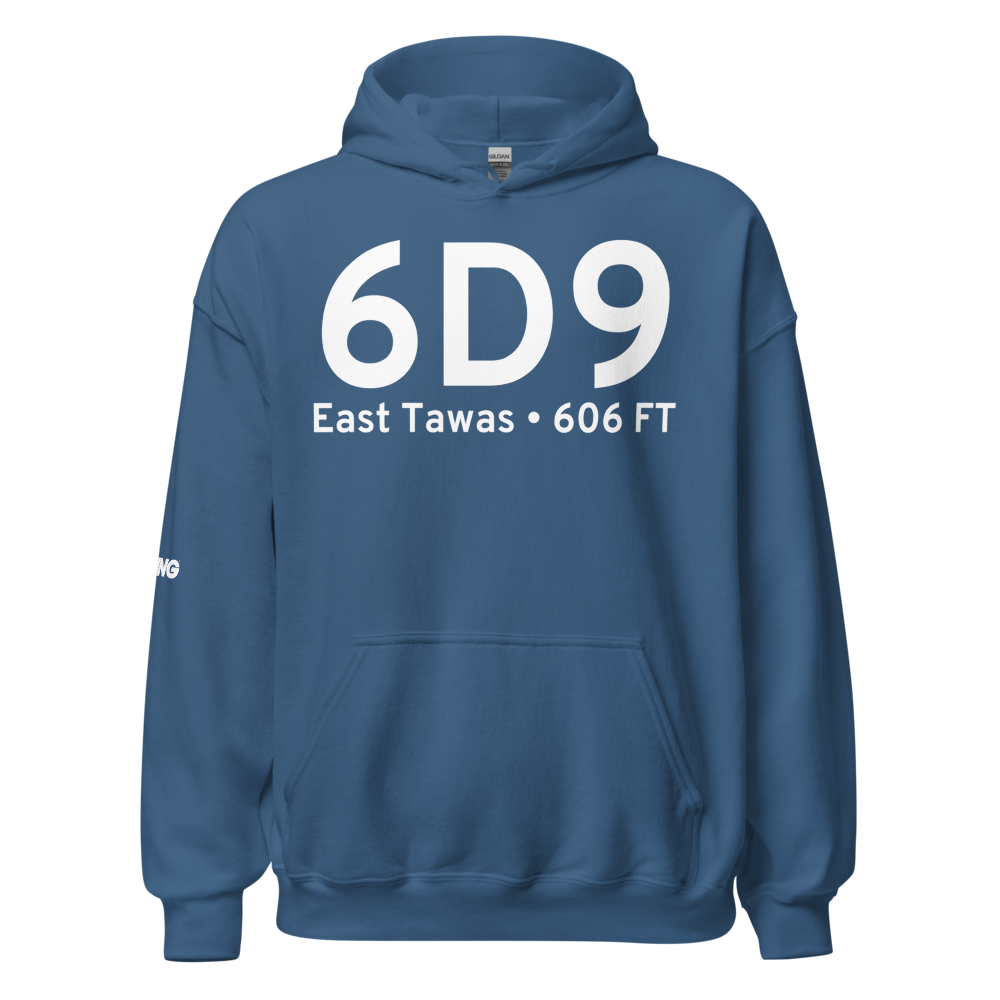 East Tawas (K6D9) Airport Hoodie Sweatshirt 