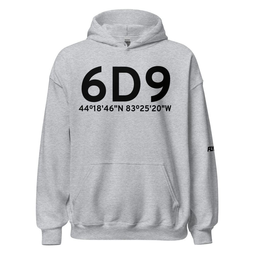 East Tawas (K6D9) Airport Hoodie Sweatshirt 