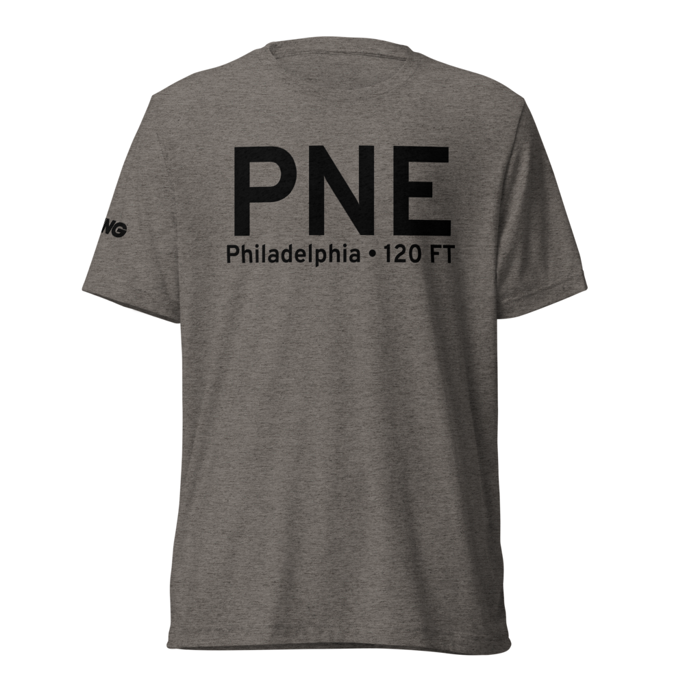 Philadelphia (KPNE) Airport Tri-blend T-Shirt 