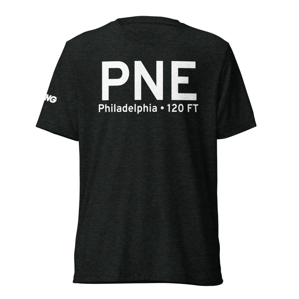 Philadelphia (KPNE) Airport Tri-blend T-Shirt 