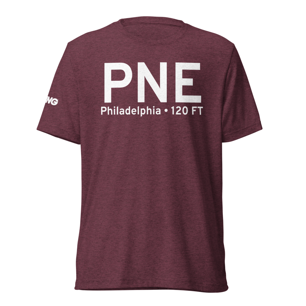 Philadelphia (KPNE) Airport Tri-blend T-Shirt 