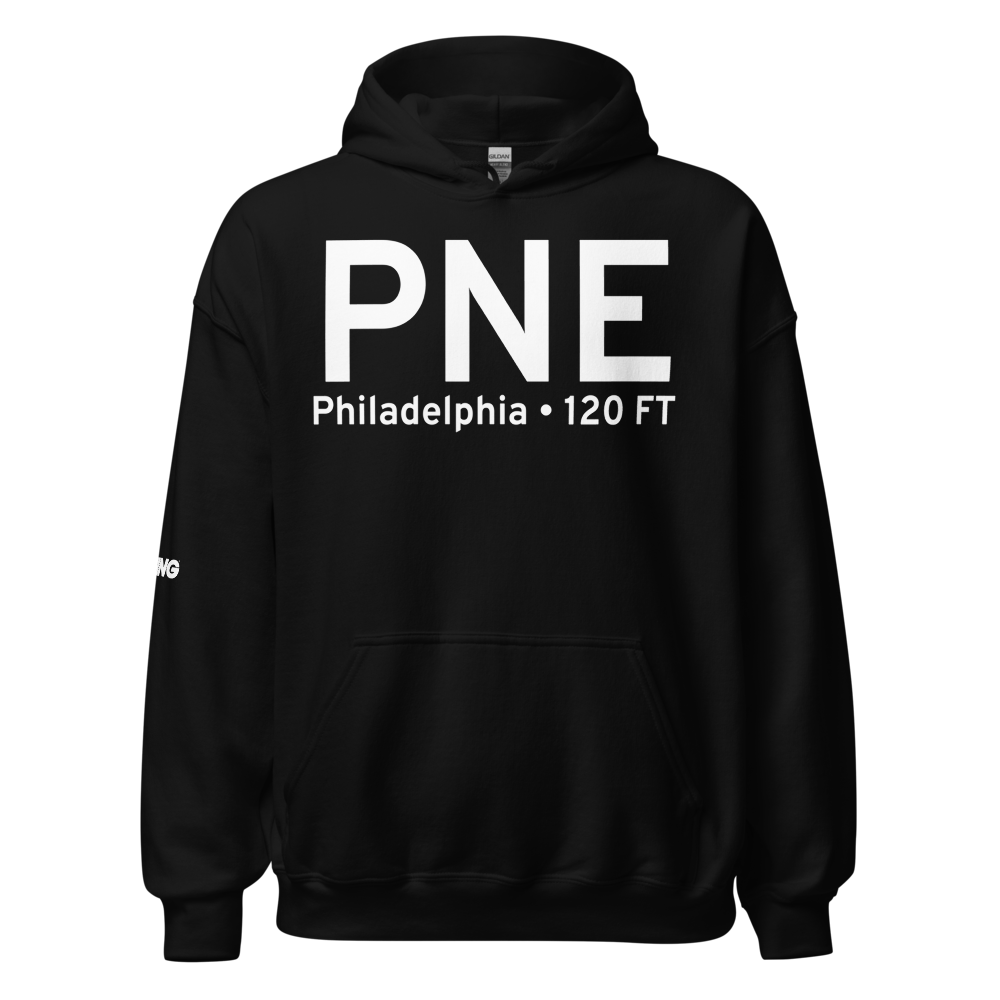 Philadelphia (KPNE) Airport Hoodie Sweatshirt 