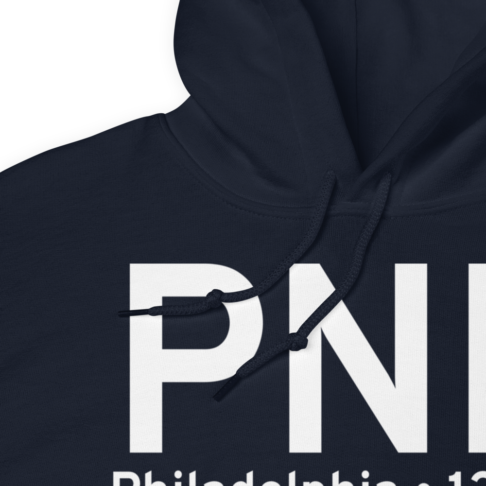Philadelphia (KPNE) Airport Hoodie Sweatshirt 