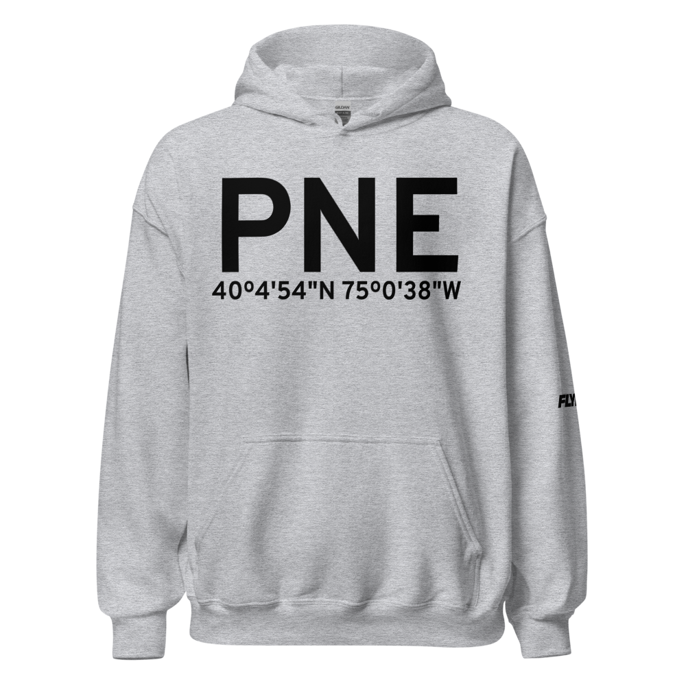 Philadelphia (KPNE) Airport Hoodie Sweatshirt 
