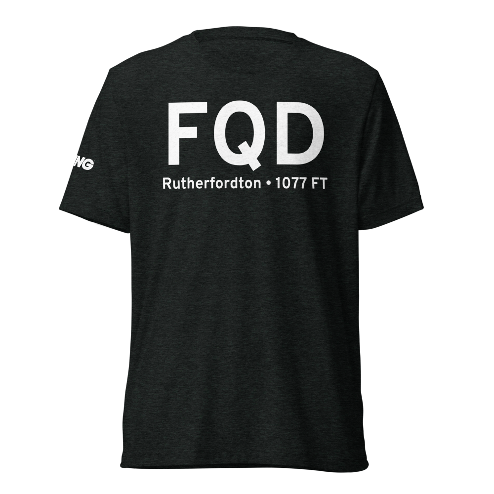 Rutherfordton (KFQD) Airport Tri-blend T-Shirt 