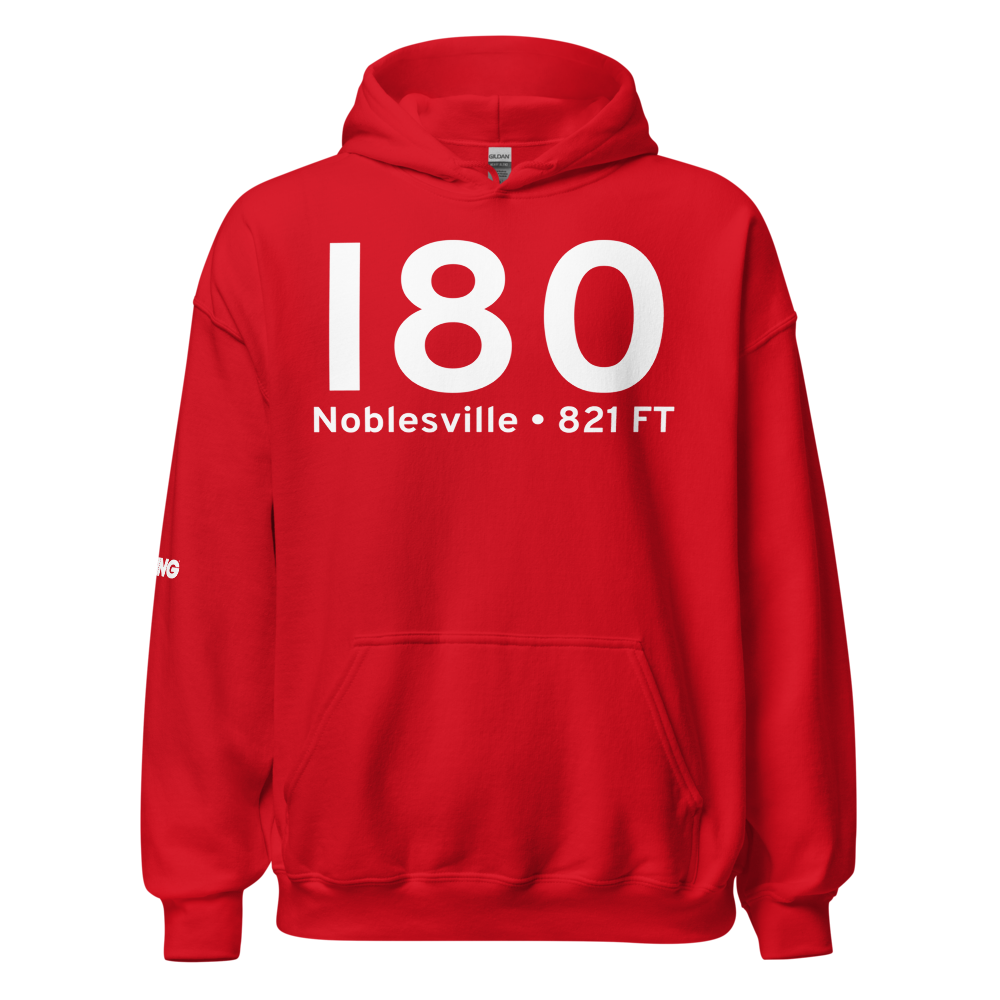 Noblesville (I80) Airport Hoodie Sweatshirt 