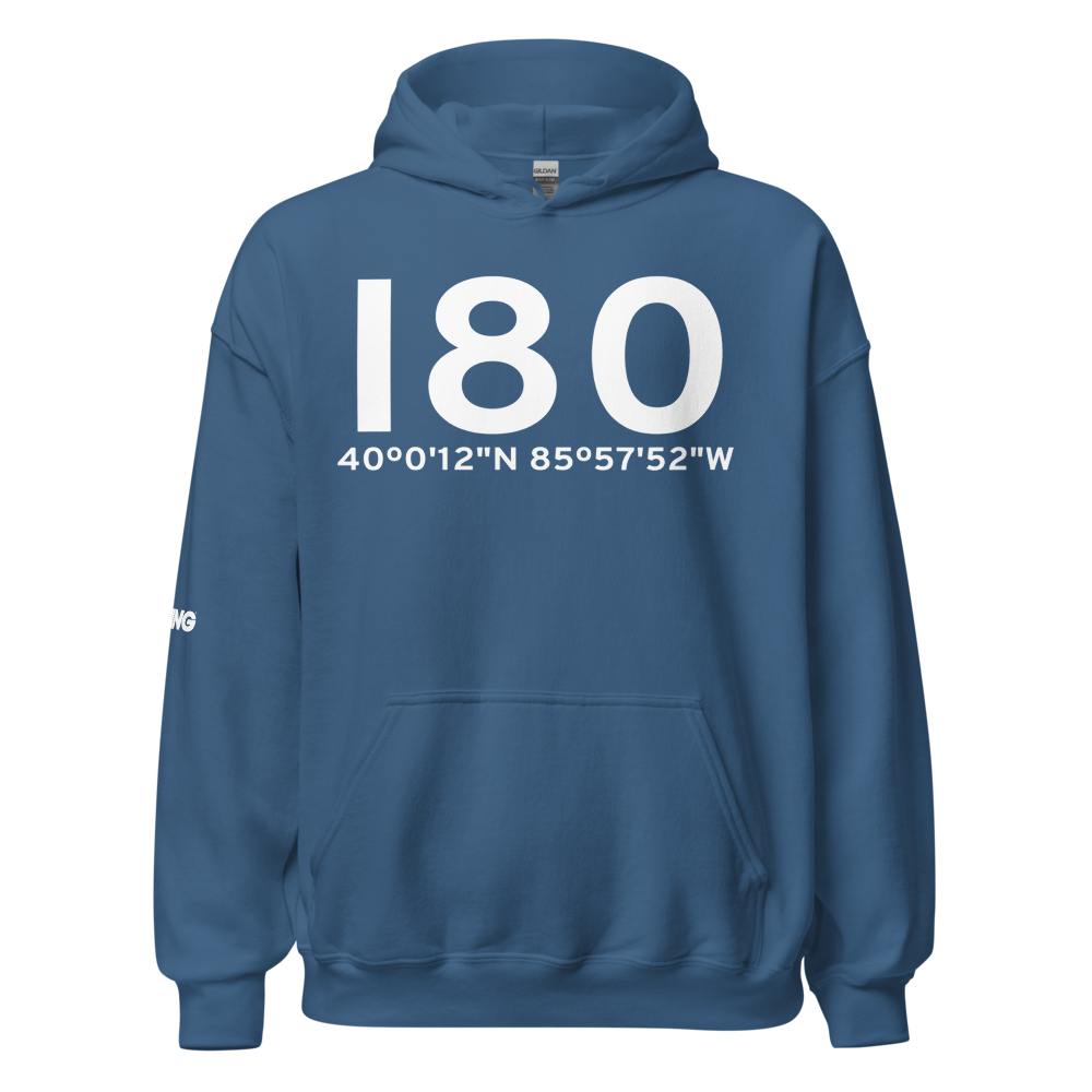 Noblesville (I80) Airport Hoodie Sweatshirt 