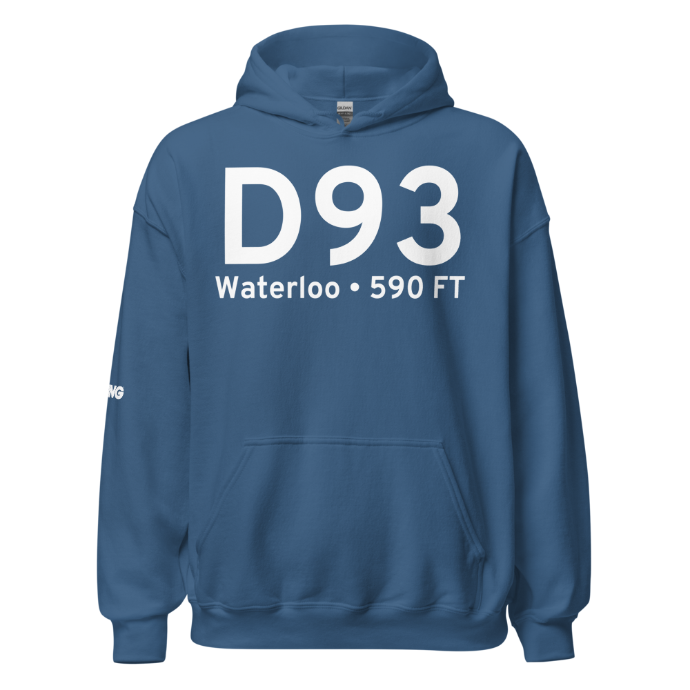 Waterloo (D93) Airport Hoodie Sweatshirt 