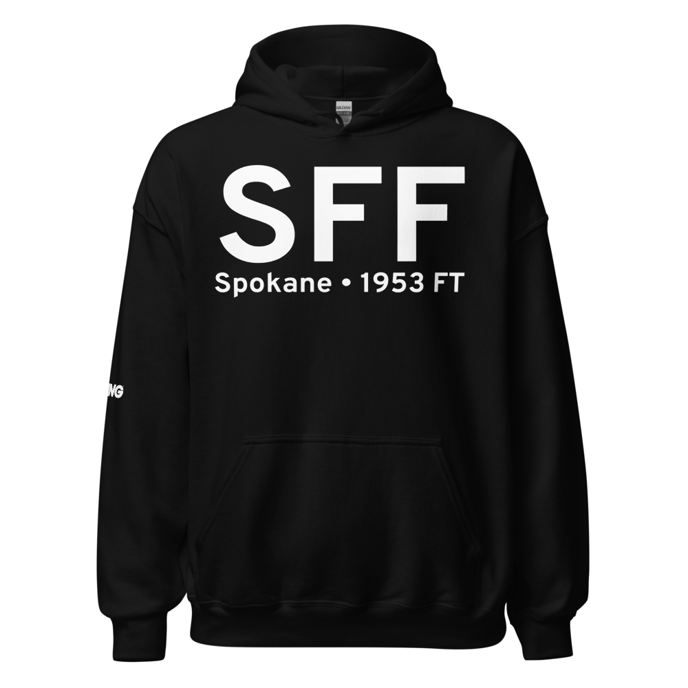 Spokane (KSFF) Airport Hoodie Sweatshirt 