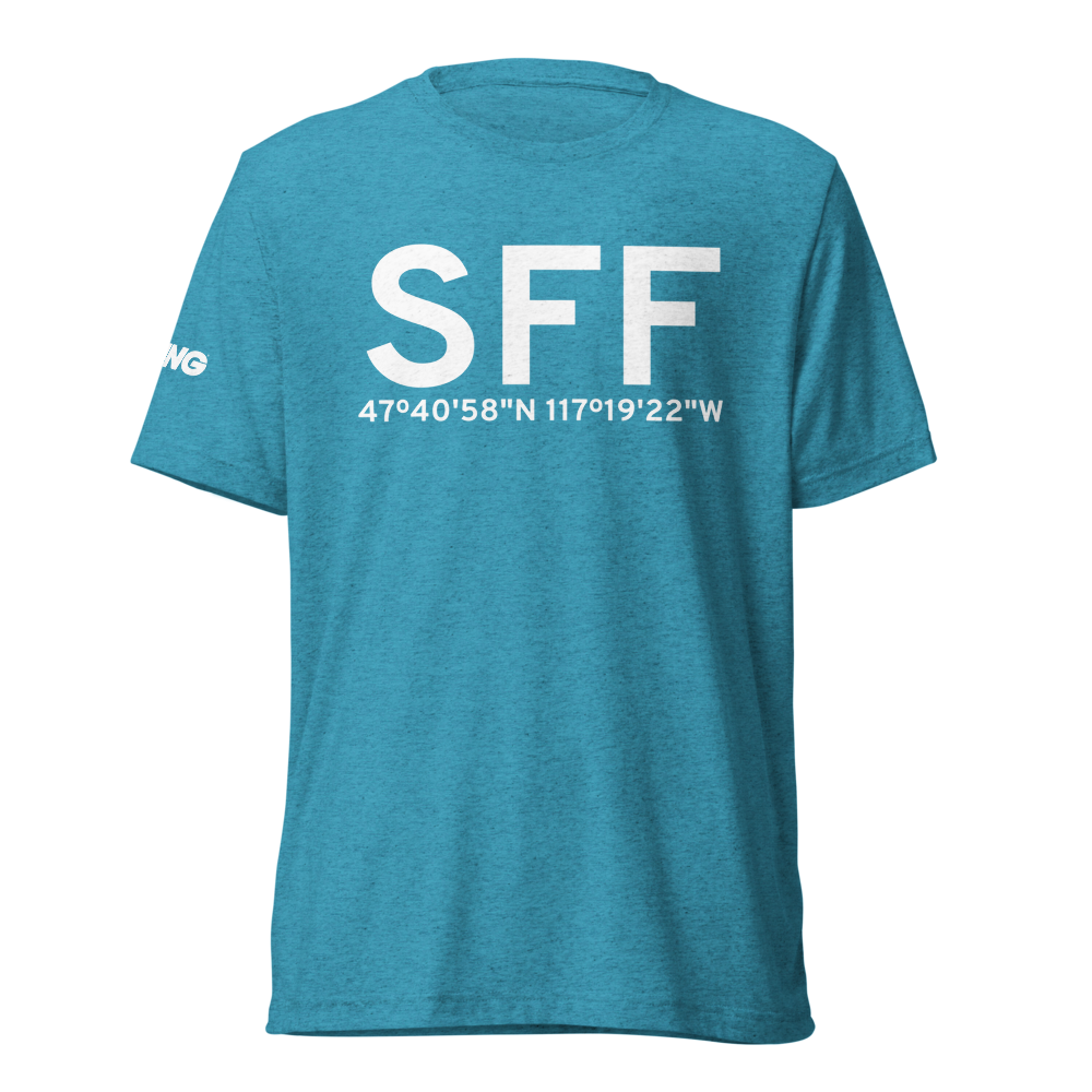 Spokane (KSFF) Airport Tri-blend T-Shirt 