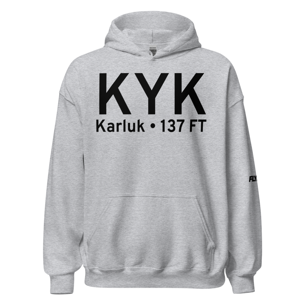 Karluk (PAKY) Airport Hoodie Sweatshirt 