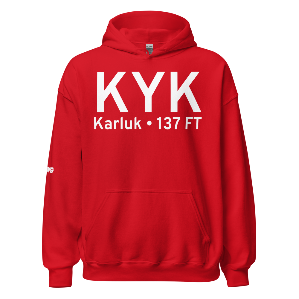 Karluk (PAKY) Airport Hoodie Sweatshirt 