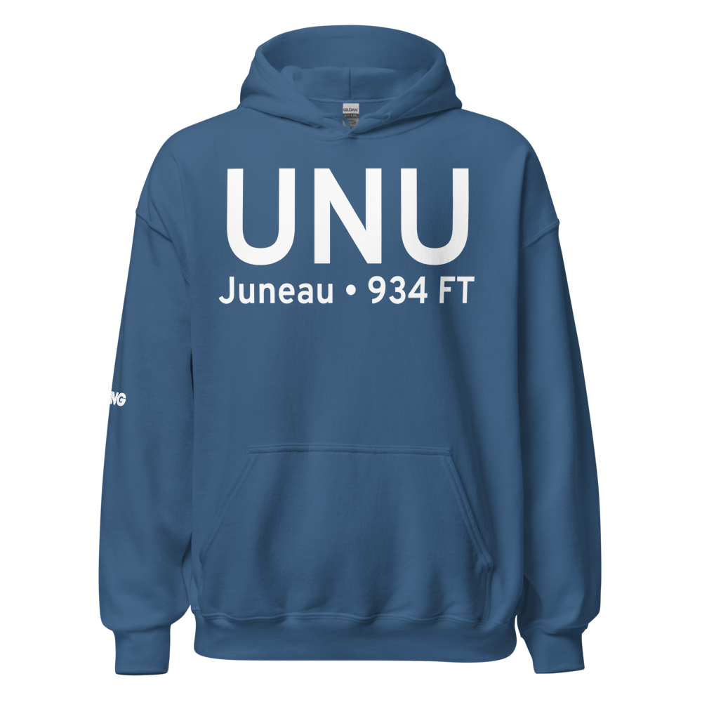 Juneau (KUNU) Airport Hoodie Sweatshirt 
